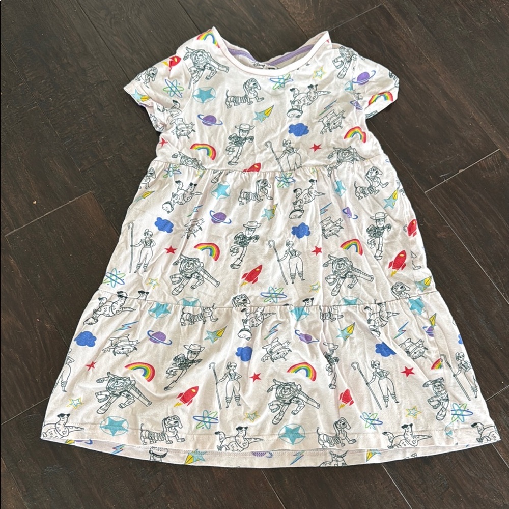 Colorful Graphic Print Dress